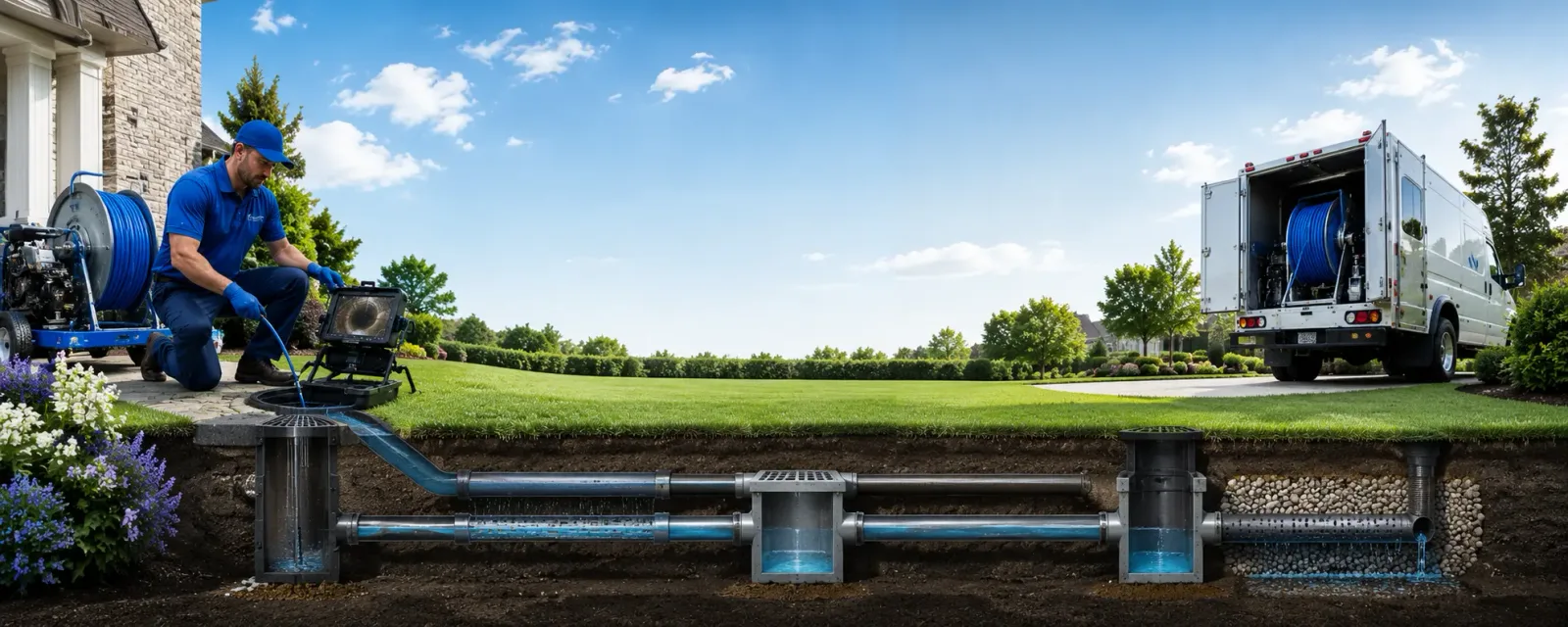 Outdoor drain cleaning information for Clayville, RI